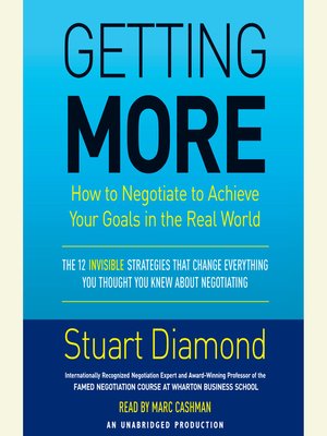 cover image of Getting More